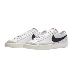 Nike Blazer White and Black Low-Top Sneakers